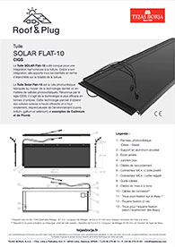 Fiche Technique Tuile SOLAR FLAT-10 CIGS