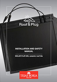 Installation and safety manual SOLAR FLAT-5XL ceramic roof tile