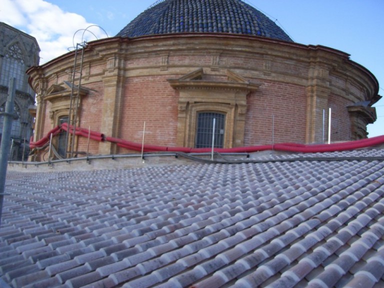 Rehabilitación cubierta Basílica de la Virgen ( Valencia )