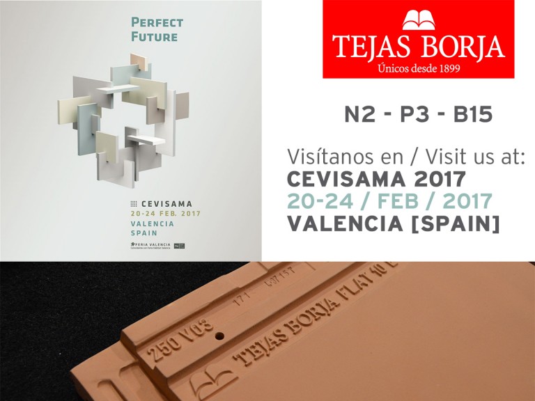 Tejas Borja estará presente en Cevisama 2017