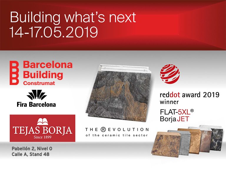 Tejas Borja en Construmat Barcelona 2019