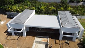Flat-10 Mid Grey roof tile - Brasilito, Costa Rica