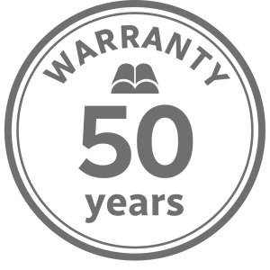 50 years warranty