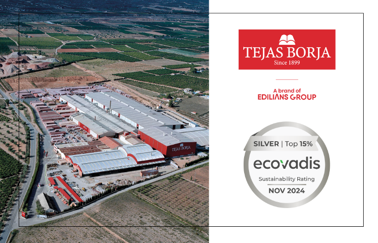 Tejas Borja, part of Edilians Group, awarded Silver Medal by EcoVadis