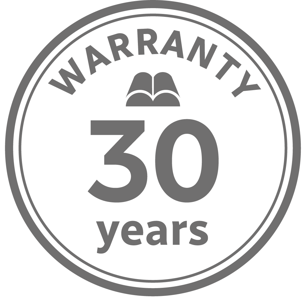 Warranty certificate 30 years