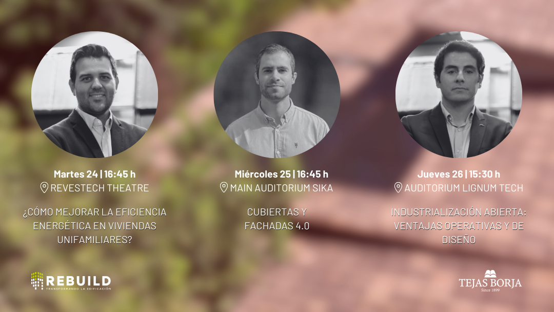 Las ponencias de Tejas Borja en REBUILD 2026