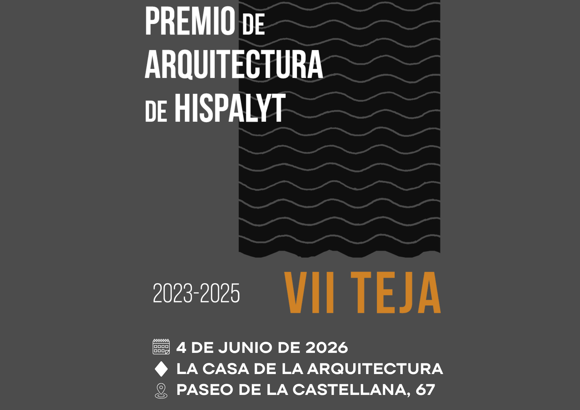 Premios Arquitectura Teja Hispalyt 2023-2025: Madrid acoge la entrega de galardones